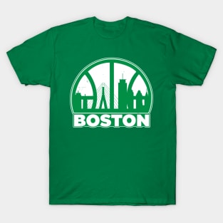 Boston Basketball Skyline T-Shirt